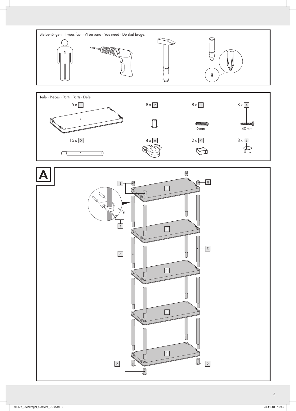 Ordex Shelving Unit User Manual | Page 5 / 7