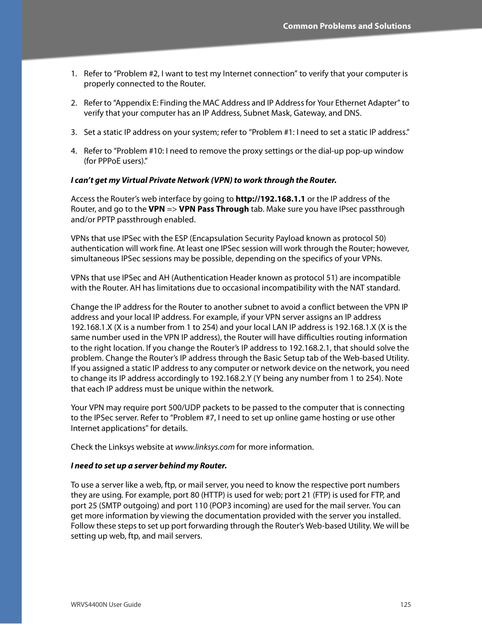Linksys WRVS4400N User Manual | Page 131 / 180