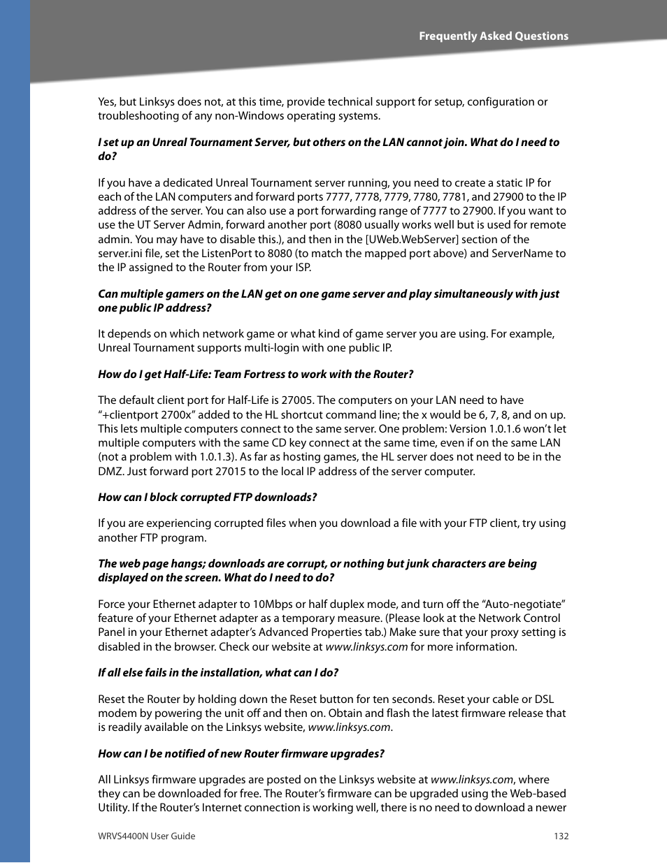 Linksys WRVS4400N User Manual | Page 138 / 180
