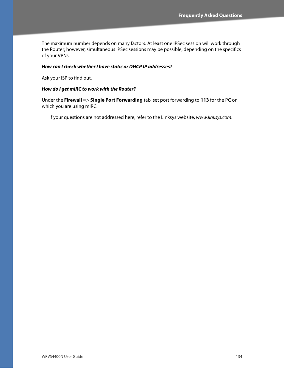 Linksys WRVS4400N User Manual | Page 140 / 180