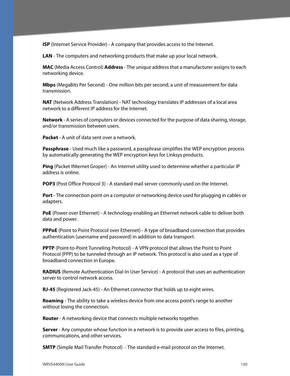 Linksys WRVS4400N User Manual | Page 156 / 180