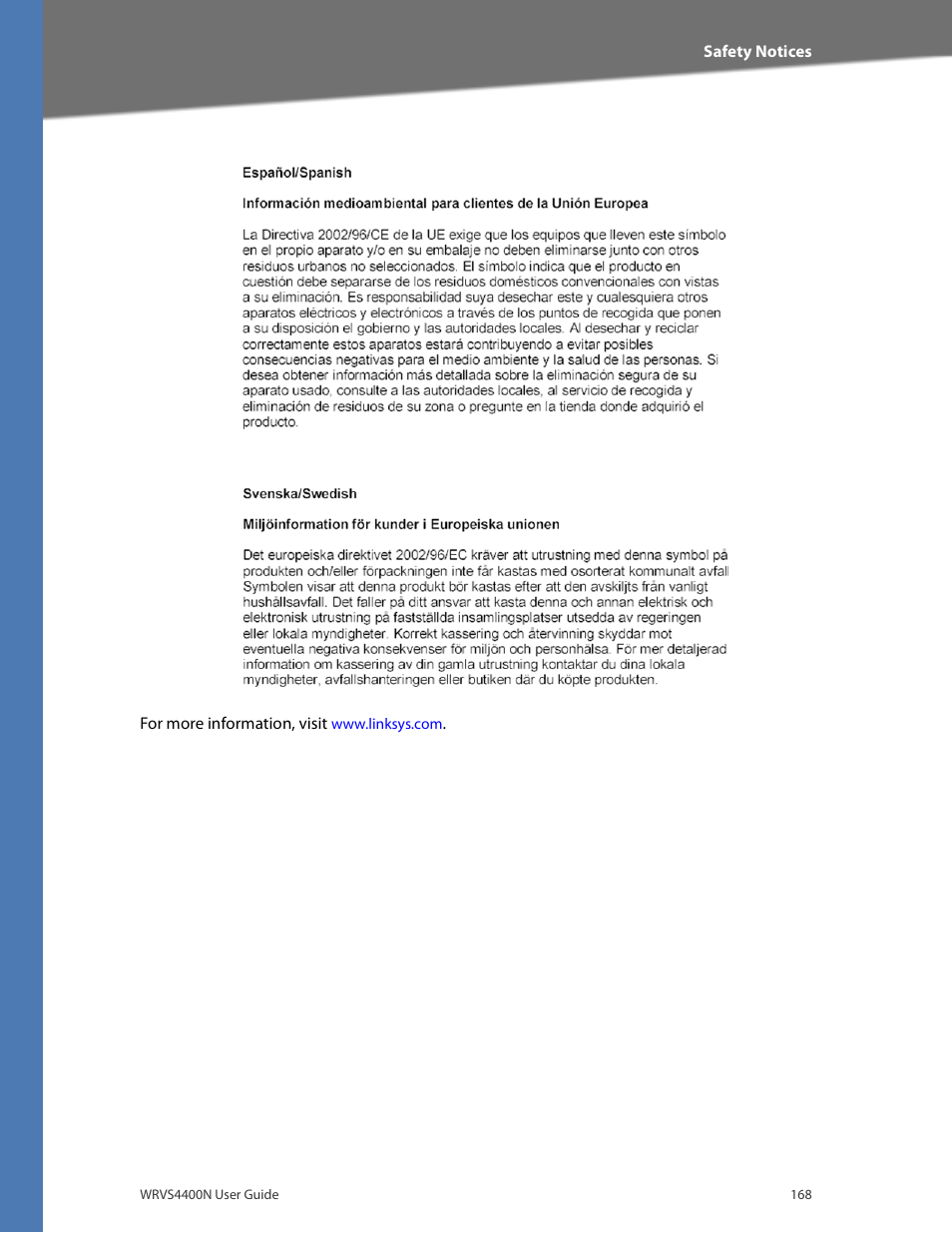 Linksys WRVS4400N User Manual | Page 174 / 180