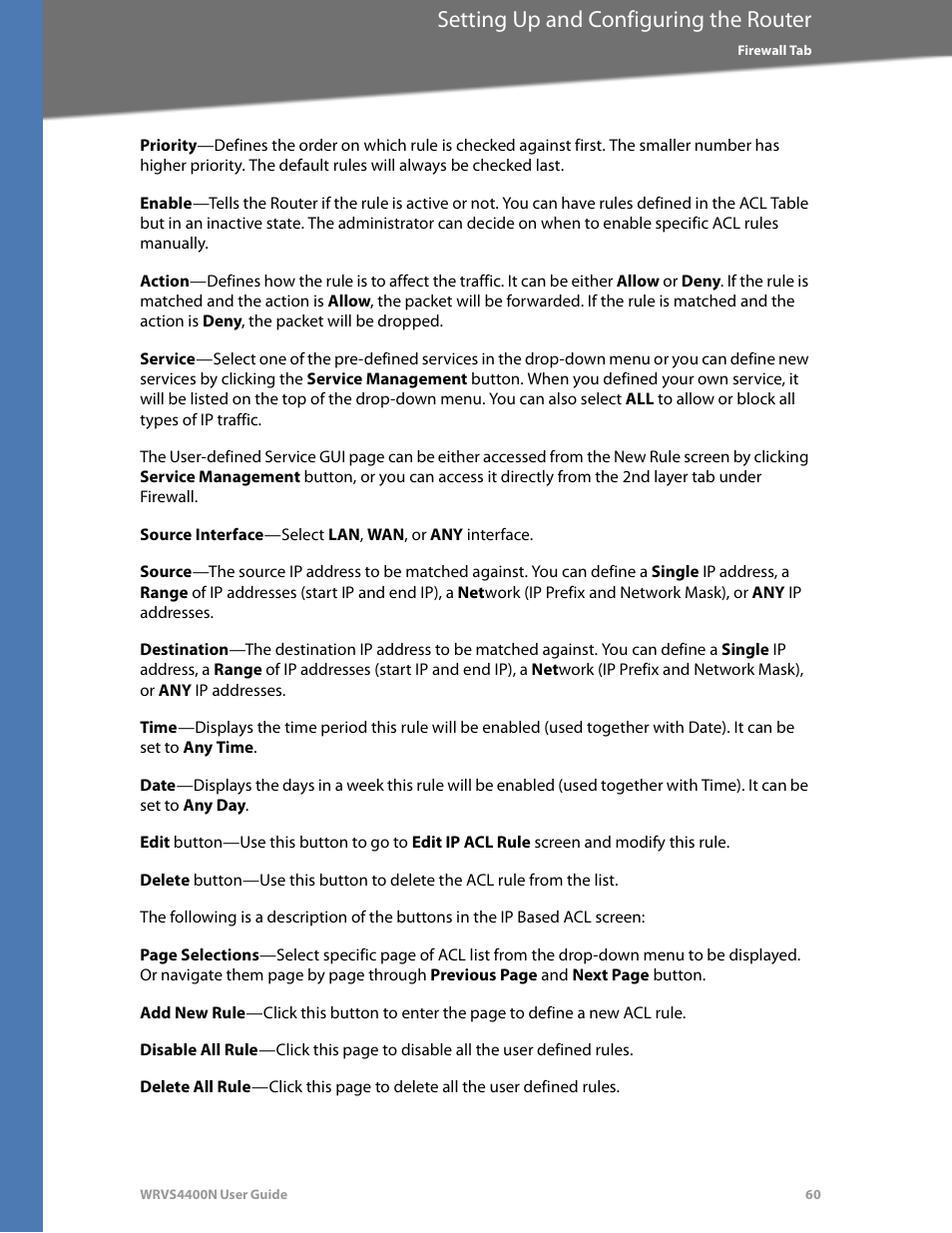 Setting up and configuring the router | Linksys WRVS4400N User Manual | Page 66 / 180