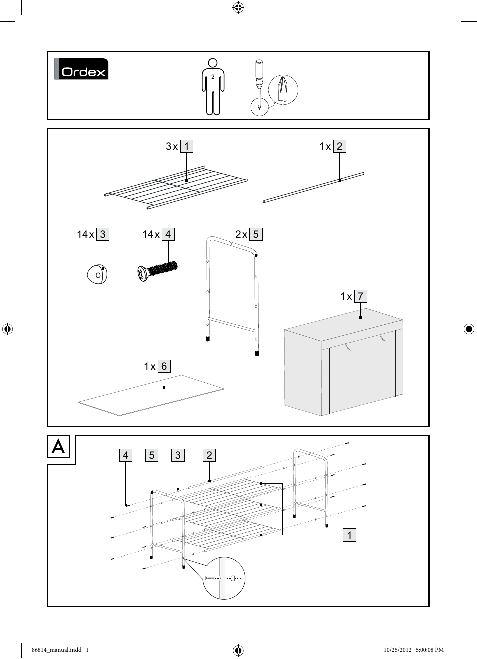 Ordex Z28899 User Manual | 2 pages