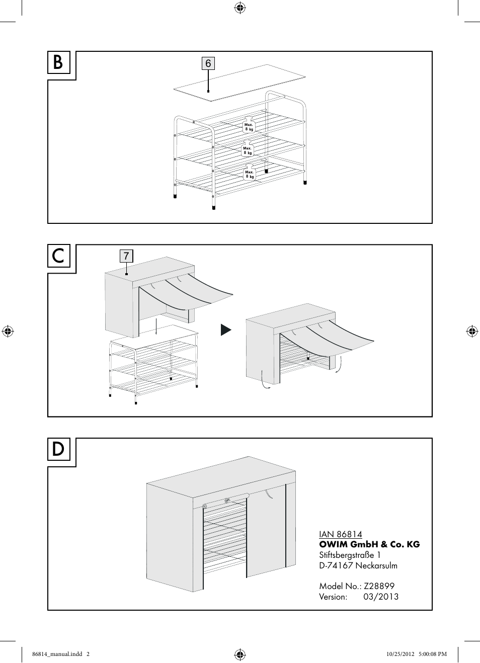 Bc d | Ordex Z28899 User Manual | Page 2 / 2