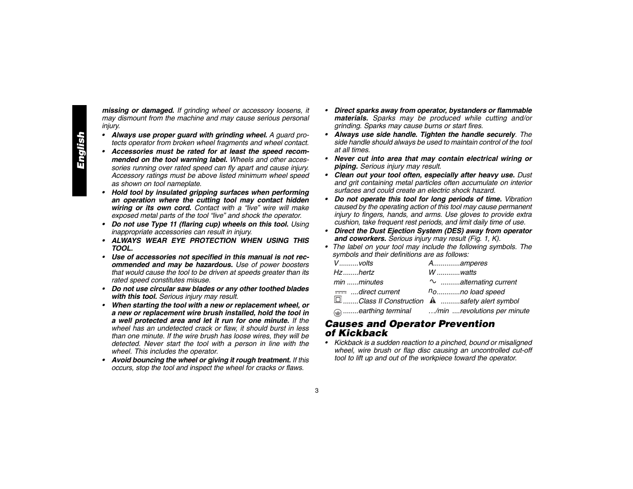 DeWalt D28112 User Manual | Page 4 / 52