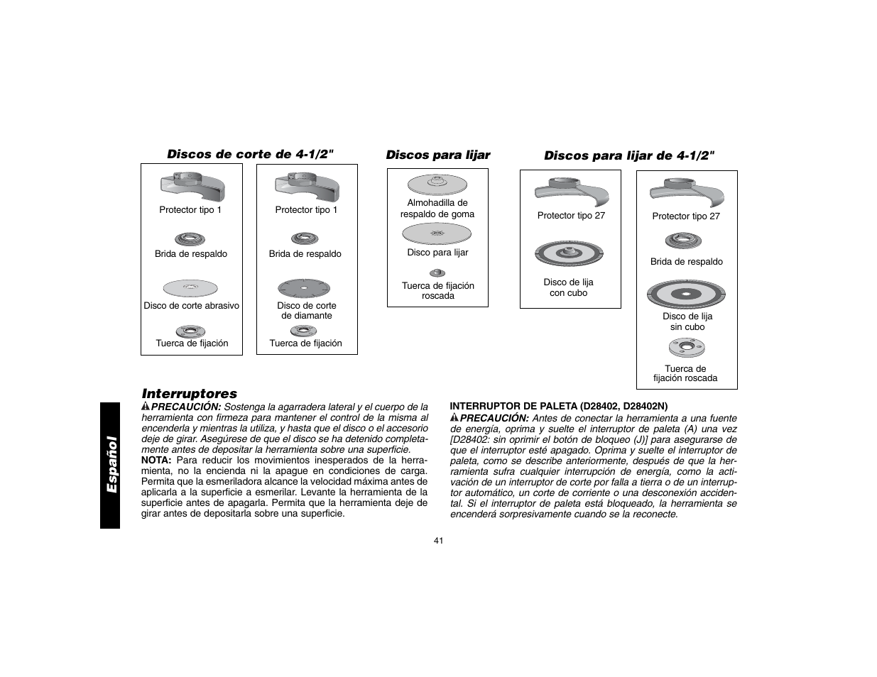 DeWalt D28112 User Manual | Page 42 / 52