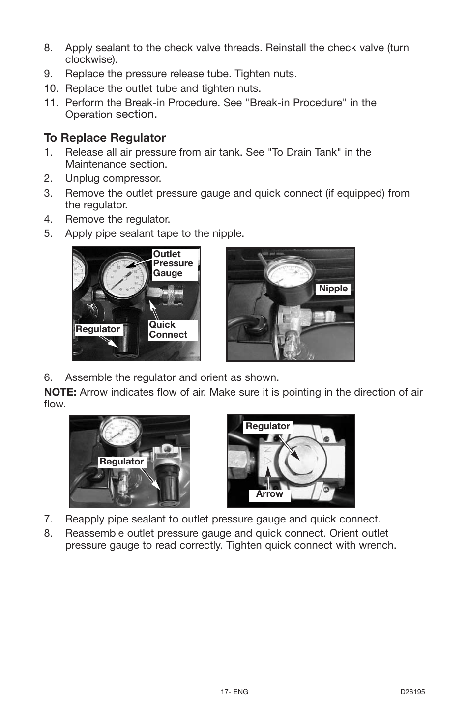 Delta Oil-Free 66-651 User Manual | Page 17 / 26