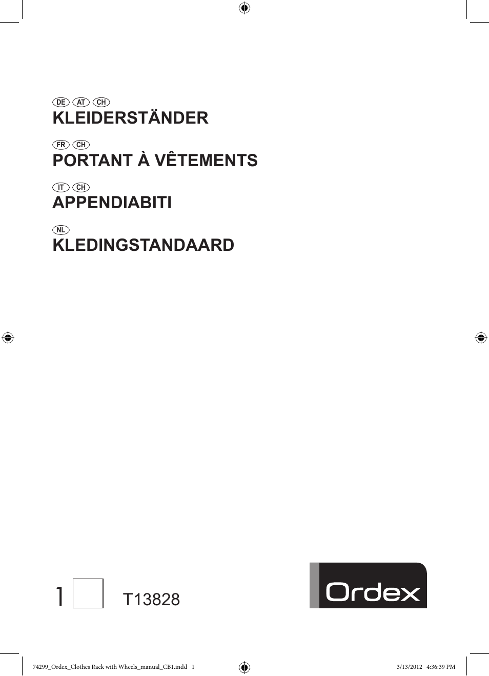 Ordex T13828 User Manual | 6 pages