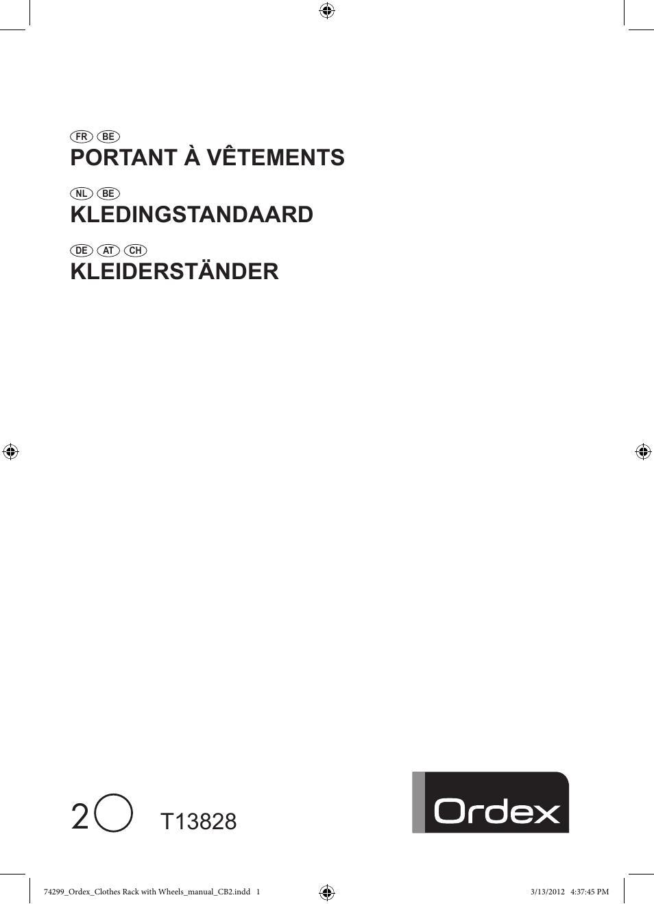 Ordex T13828 User Manual | 6 pages