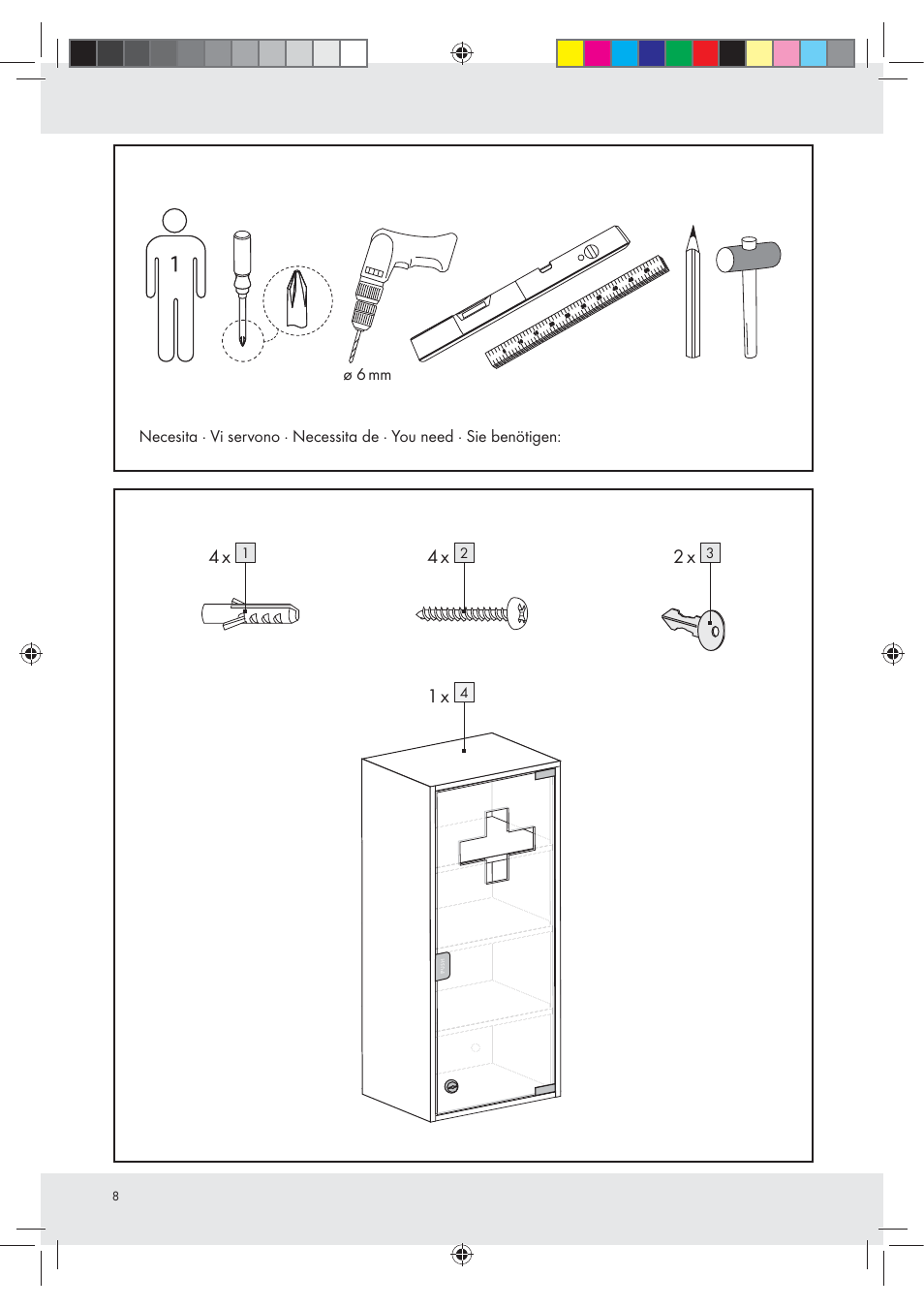 Ø 6 mm | Ordex T13728A User Manual | Page 8 / 10
