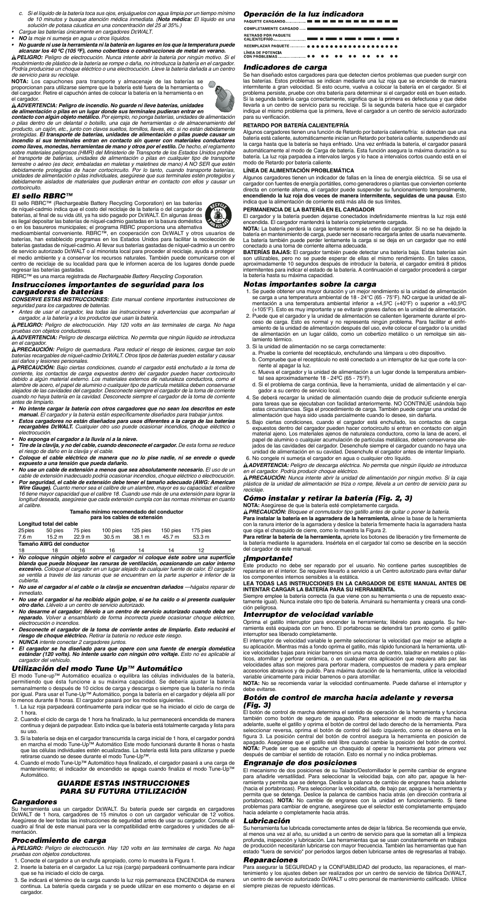 DeWalt DW998QD User Manual | Page 5 / 6