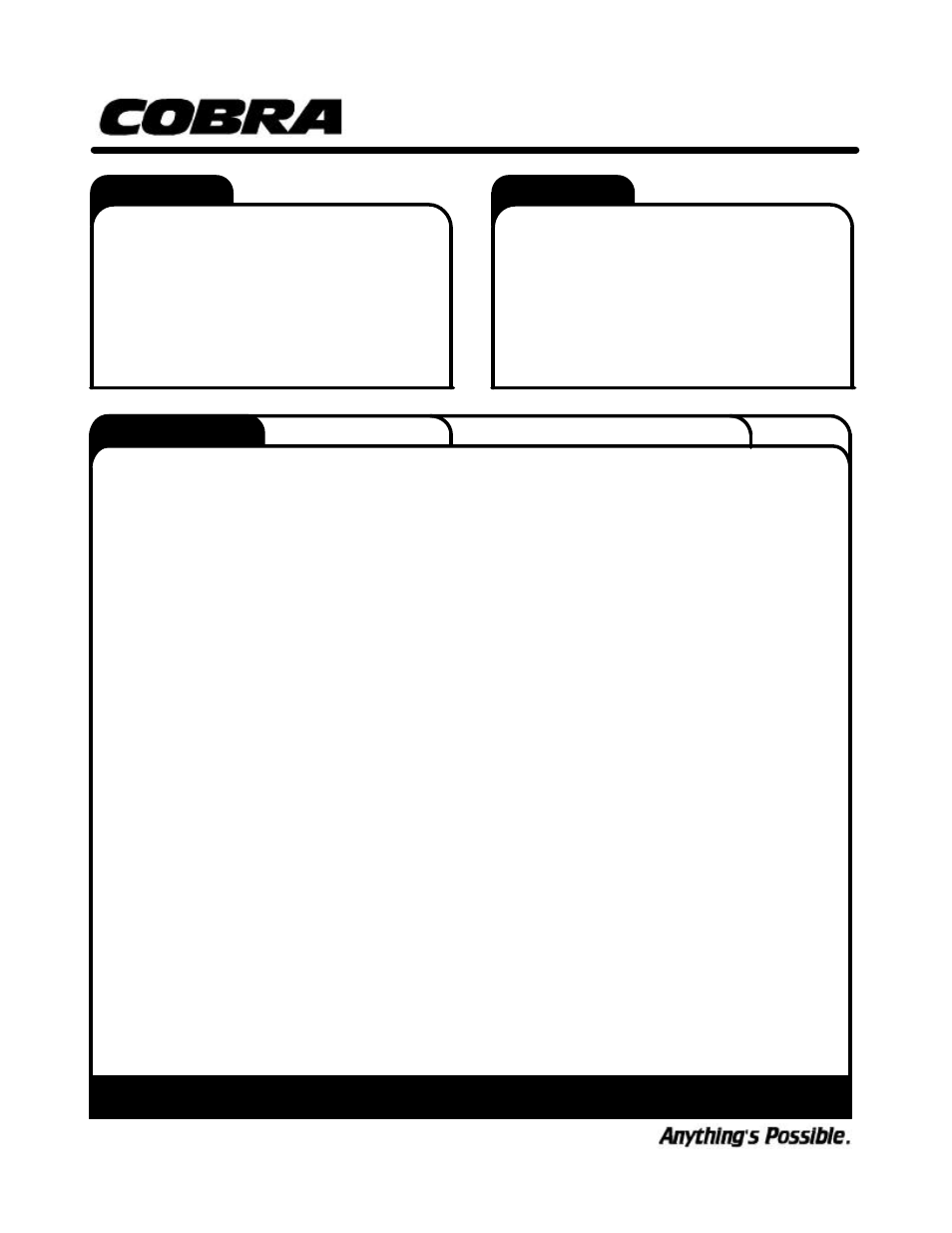 Cobra HARLEY-95 UP 692-1600 User Manual | 4 pages