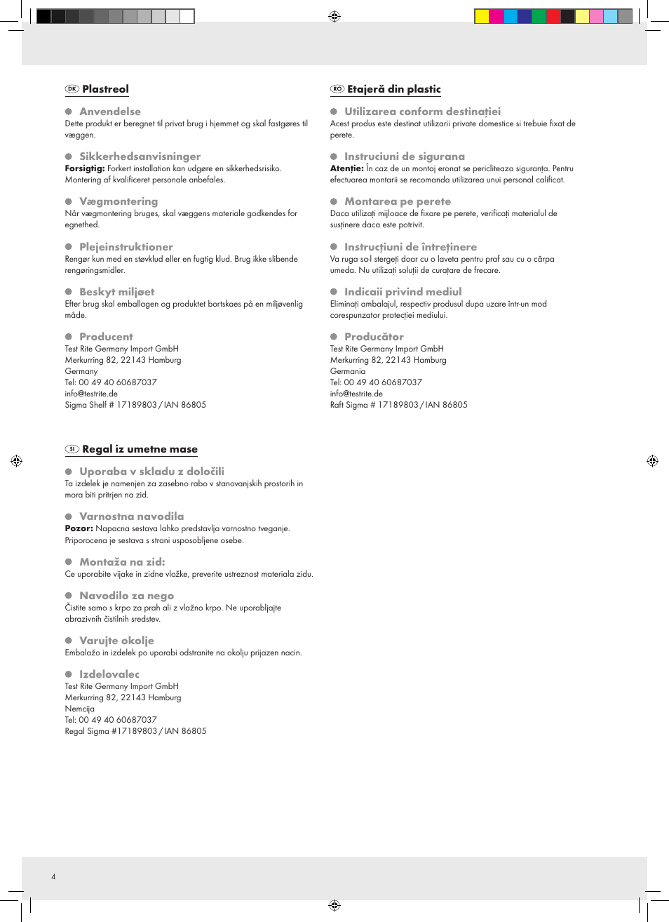 Ordex Plastic Shelving Unit User Manual | Page 4 / 8