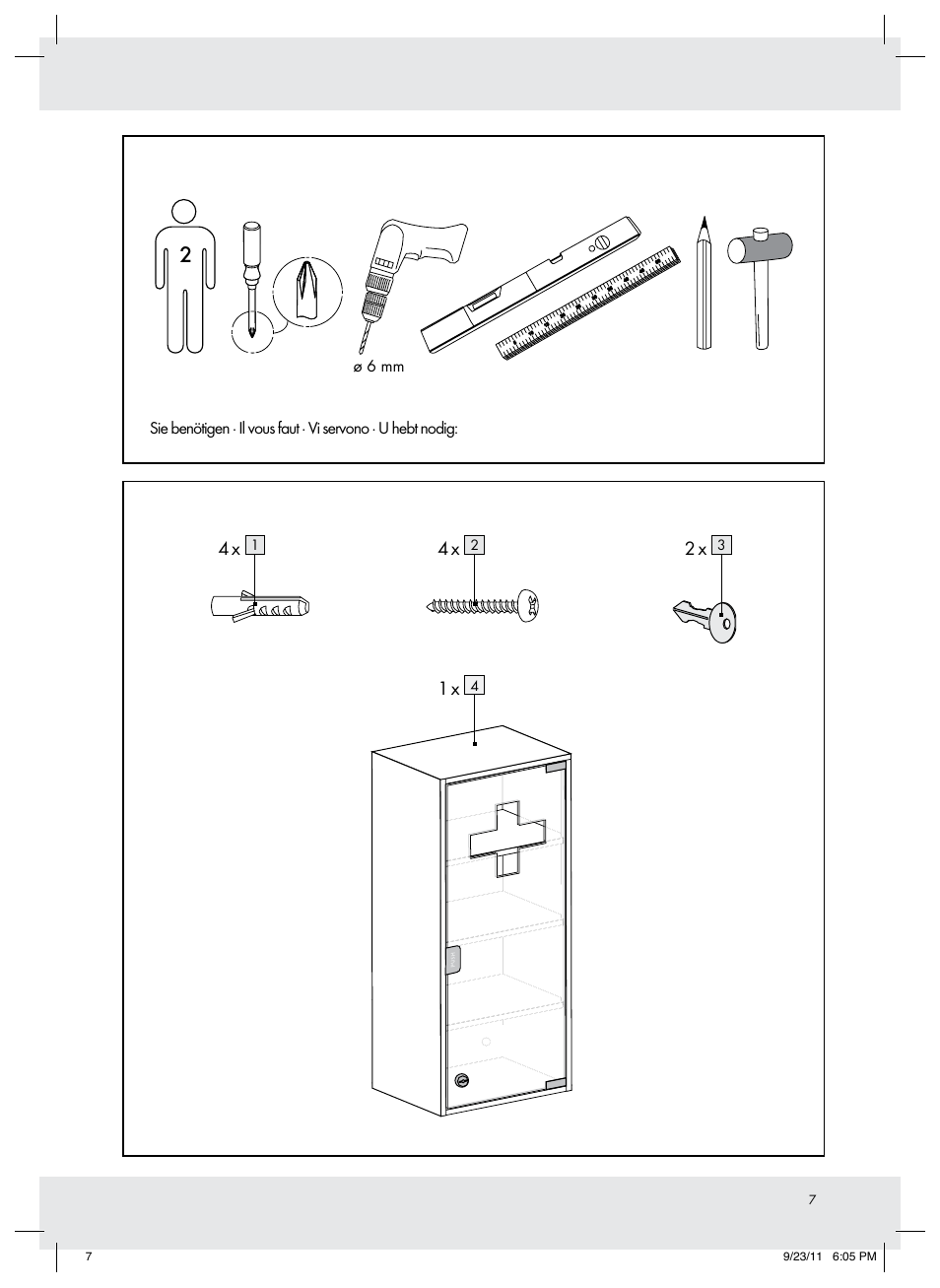 Ø 6 mm | Ordex T13728A T13728B User Manual | Page 7 / 8