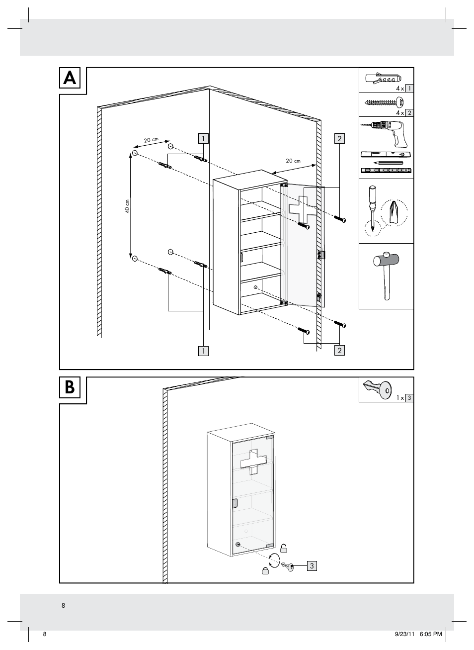 20 cm, 20 cm mc 04 | Ordex T13728A T13728B User Manual | Page 8 / 8