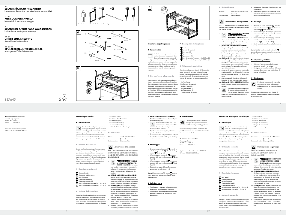 Ordex Z27645 User Manual | 2 pages