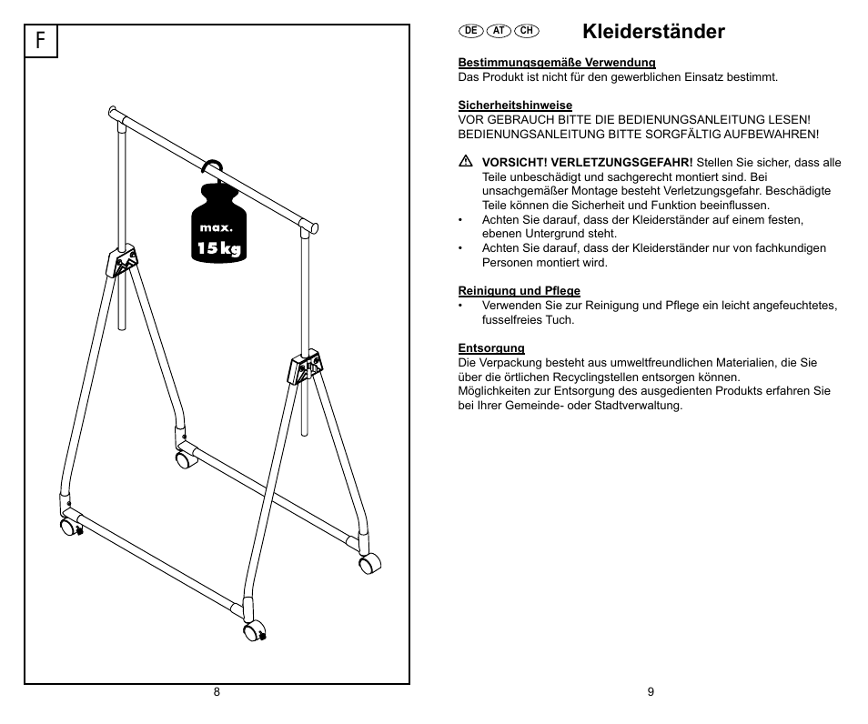 Kleiderständer | Ordex T13826 User Manual | Page 5 / 7