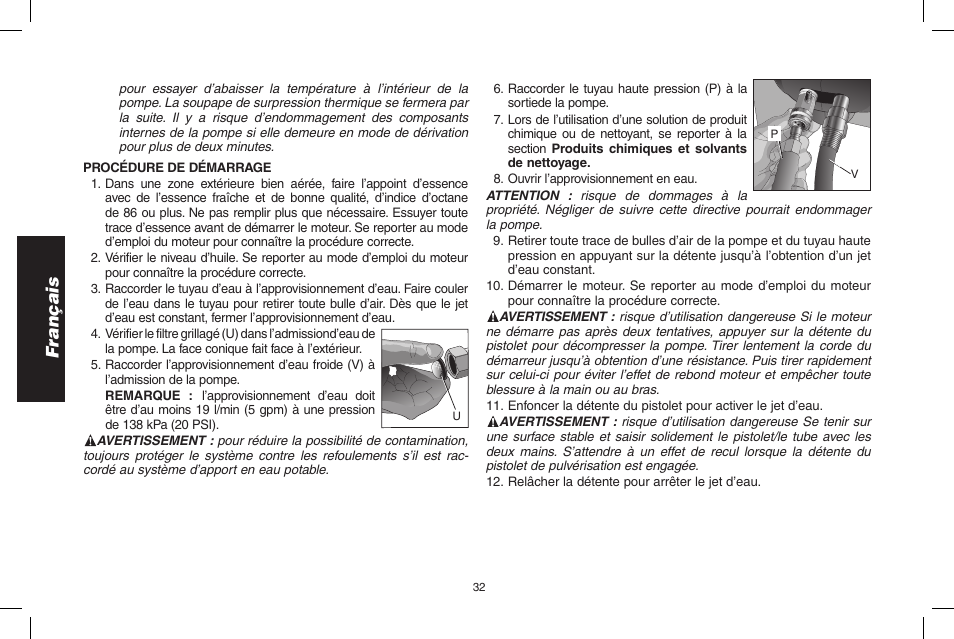 Français | DeWalt DPH3100 User Manual | Page 32 / 64