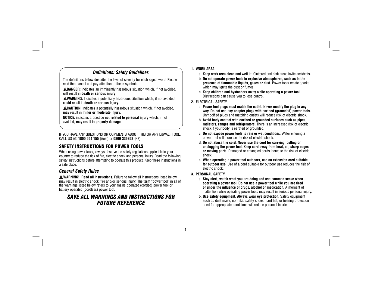 DeWalt N090451 User Manual | Page 3 / 12