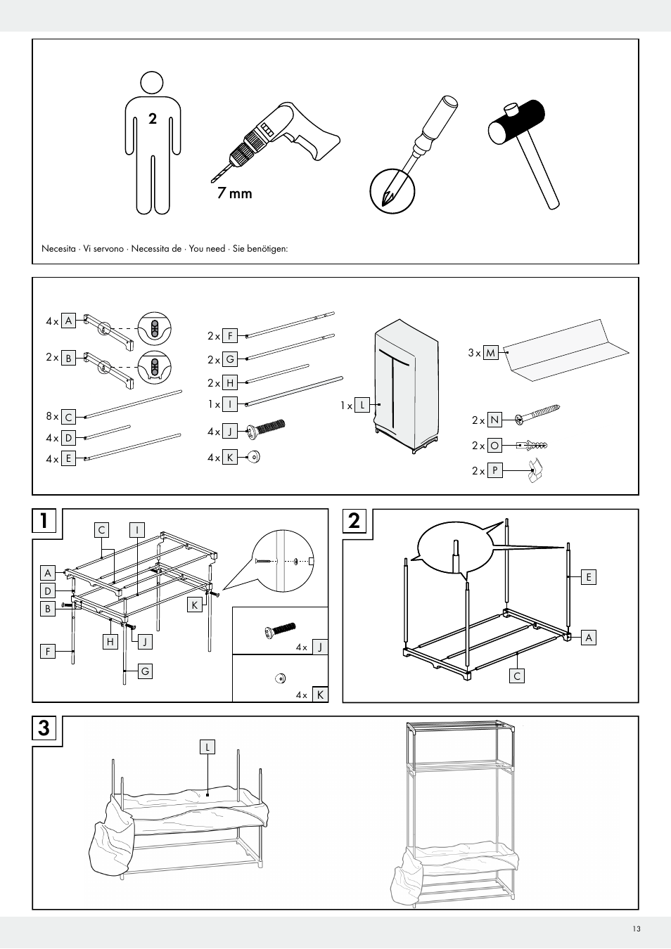 7 mm | Ordex Z29776 User Manual | Page 13 / 15