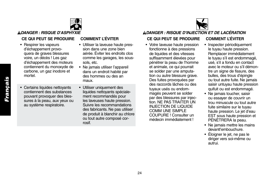 DeWalt A16505 User Manual | Page 24 / 64