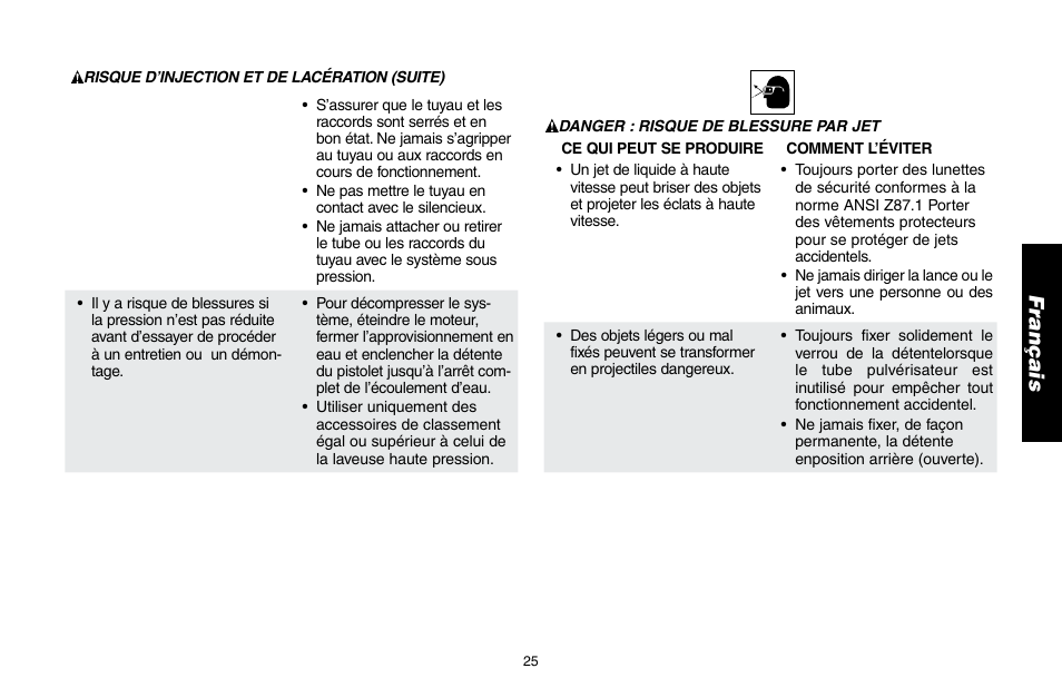 DeWalt A16505 User Manual | Page 25 / 64