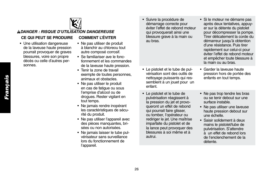 DeWalt A16505 User Manual | Page 26 / 64