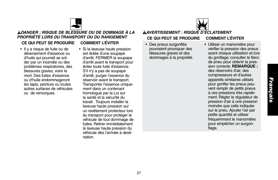 DeWalt A16505 User Manual | Page 27 / 64