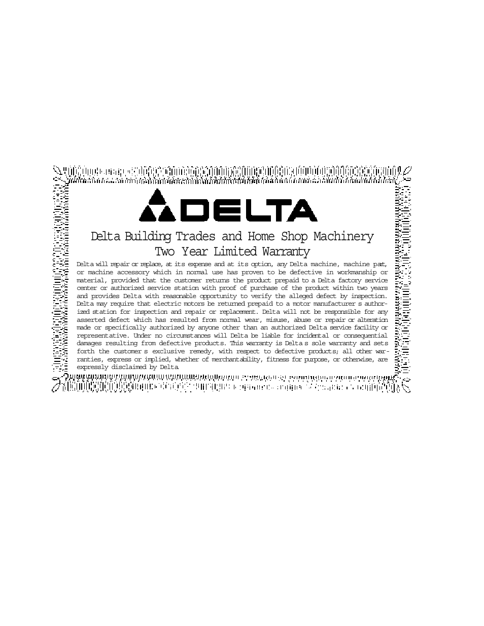 Delta 50-665 User Manual | Page 12 / 12