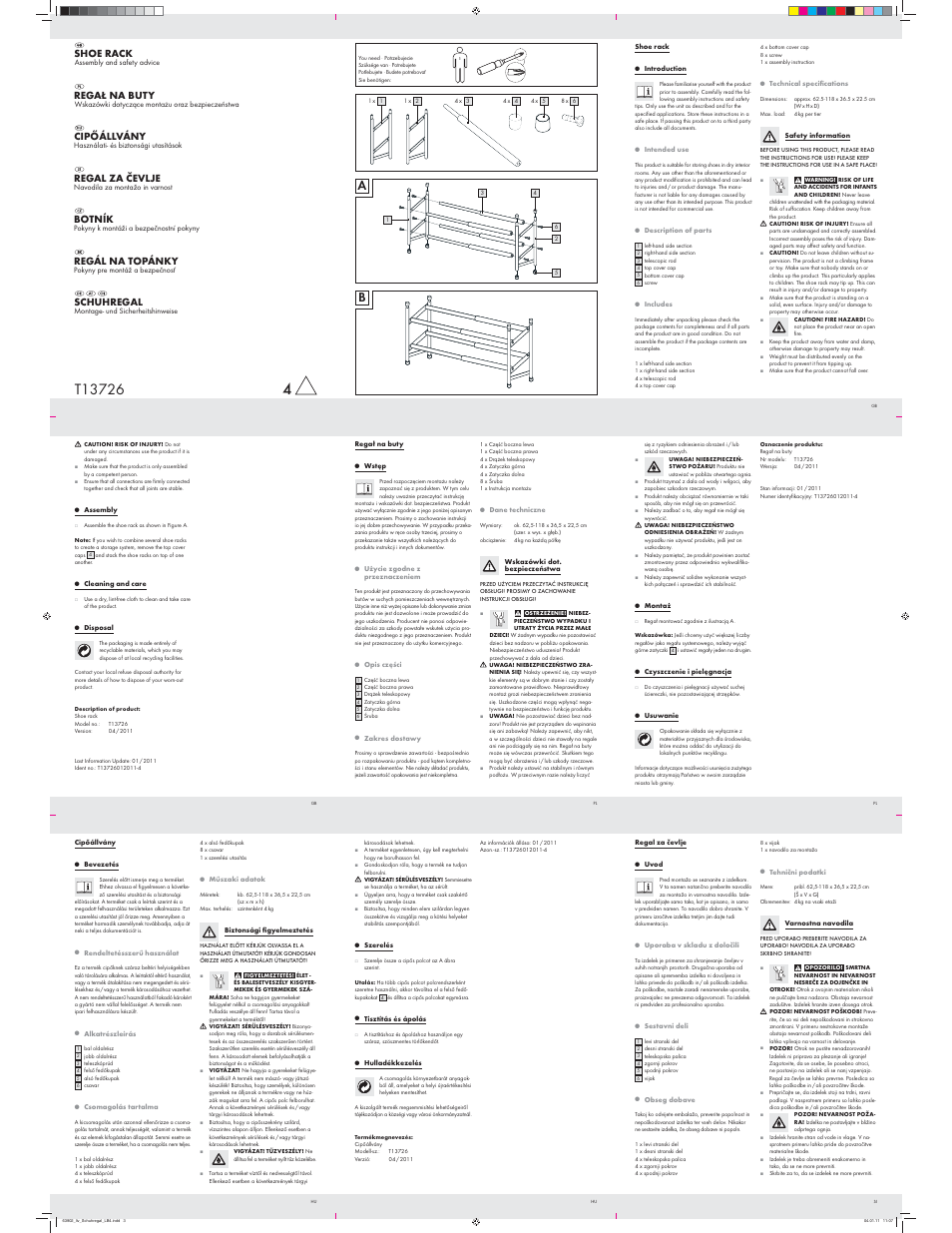 Ordex T13726 User Manual | 2 pages