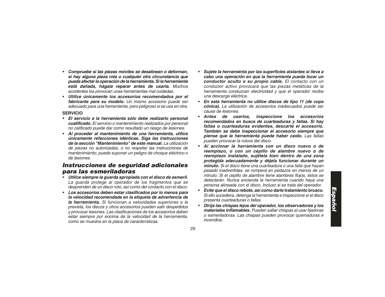 DeWalt DW400 User Manual | Page 31 / 45