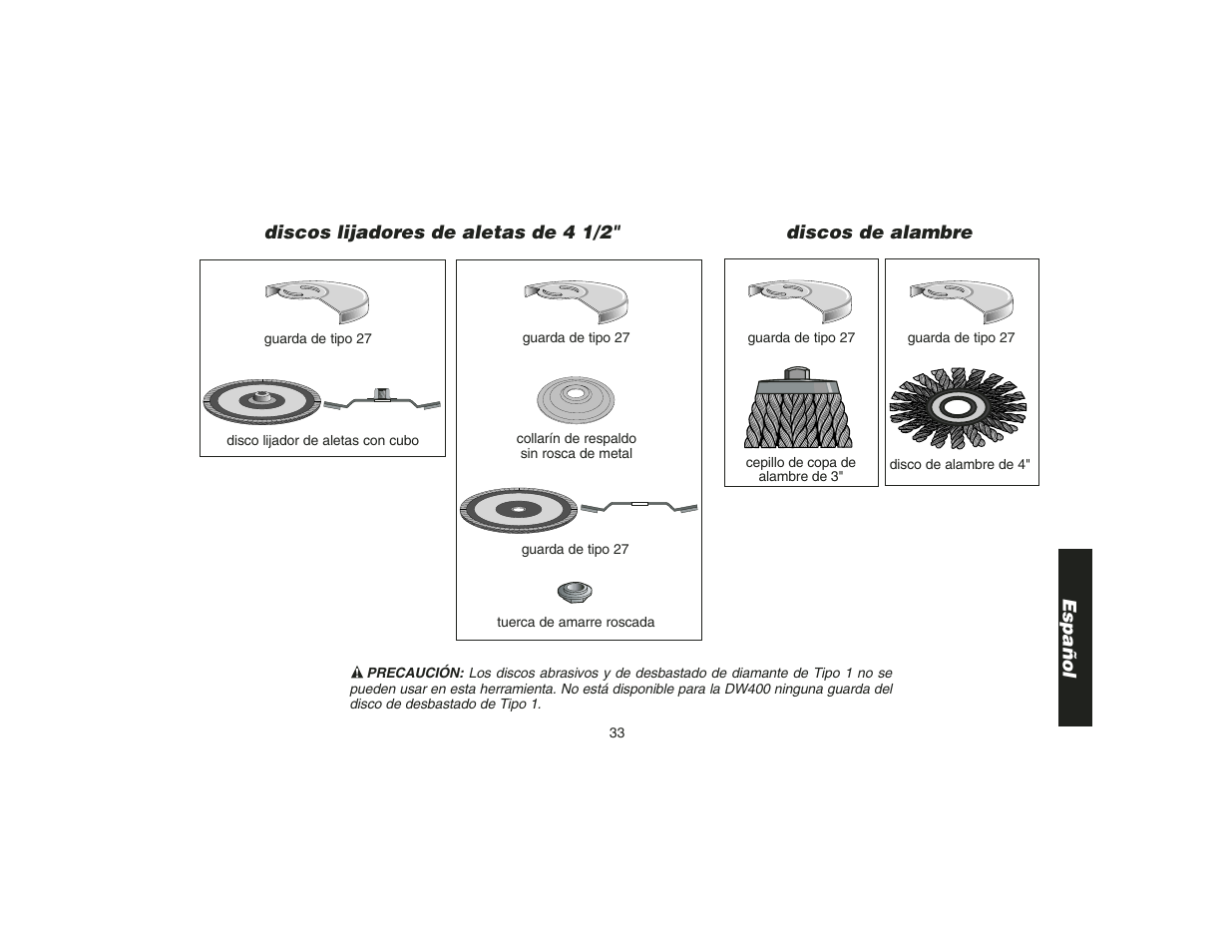 DeWalt DW400 User Manual | Page 35 / 45