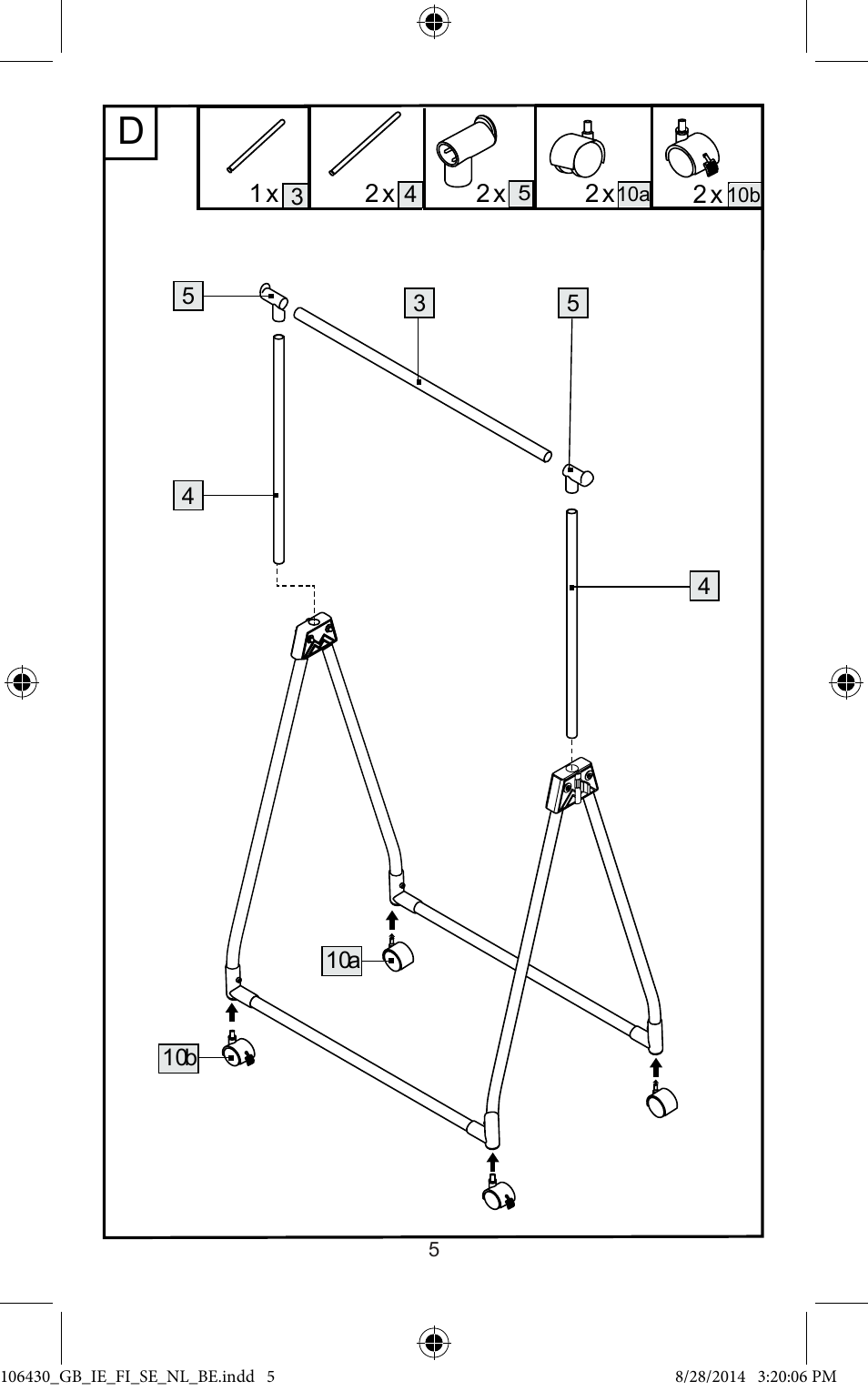 Ordex Clothes rail User Manual | Page 6 / 15