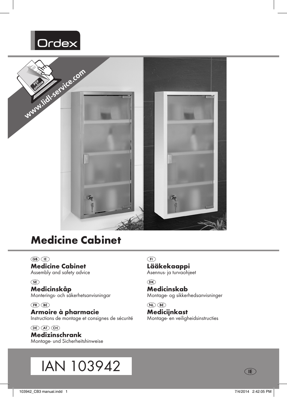 Ordex 103942-14-01 / Z31734B User Manual | 9 pages