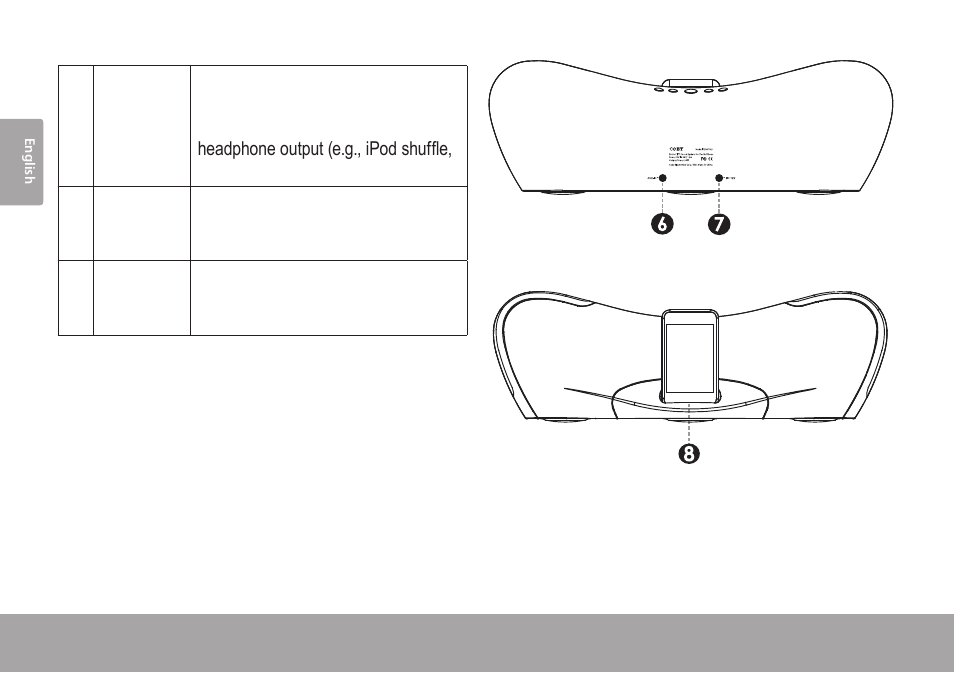 COBY CSMP145 User Manual | Page 6 / 62