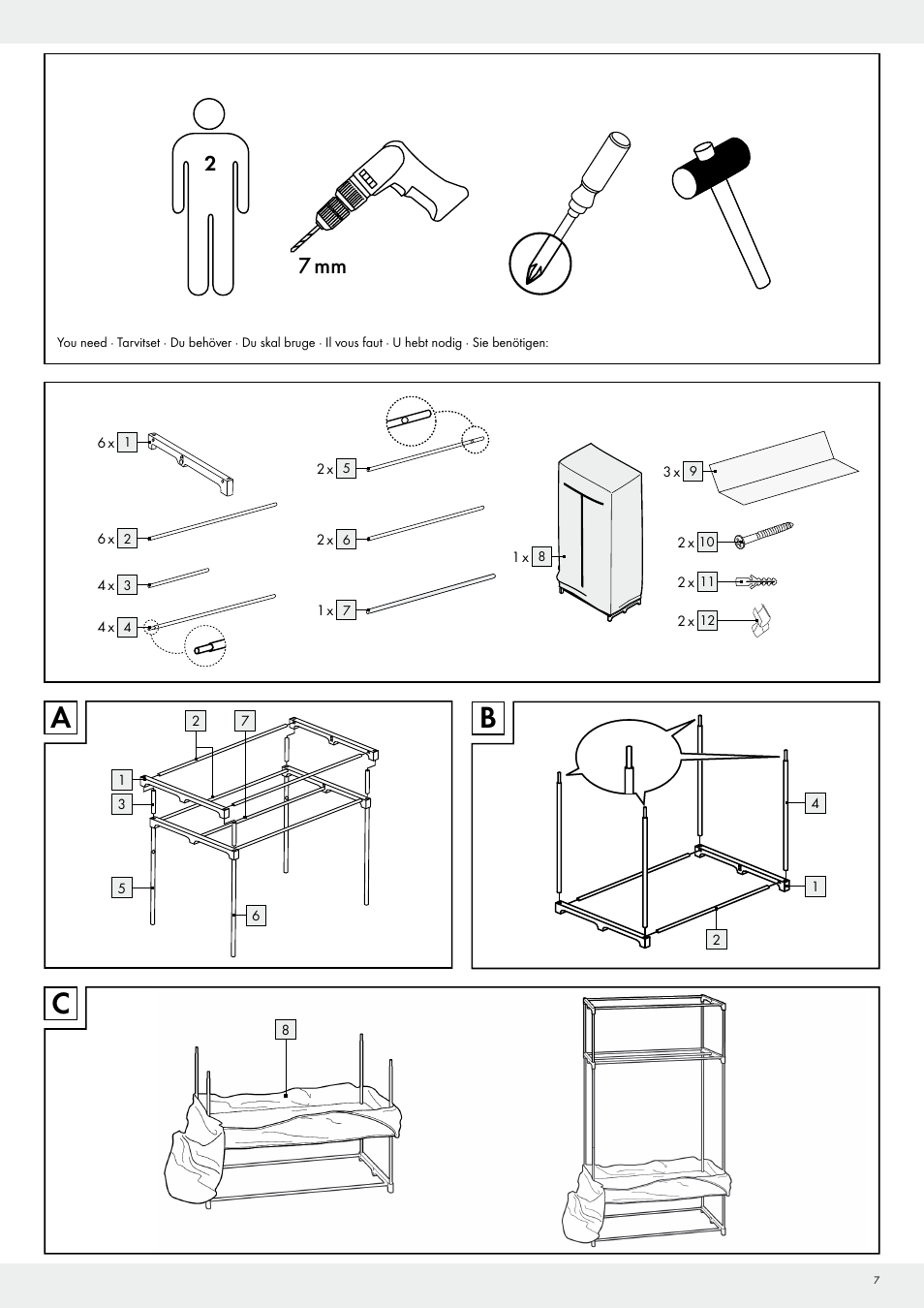 7 mm | Ordex 102584-14-01 User Manual | Page 7 / 9