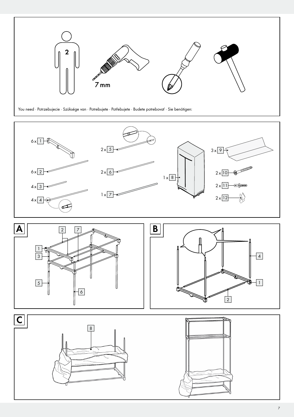 7 mm | Ordex 102584-14-01 User Manual | Page 7 / 9