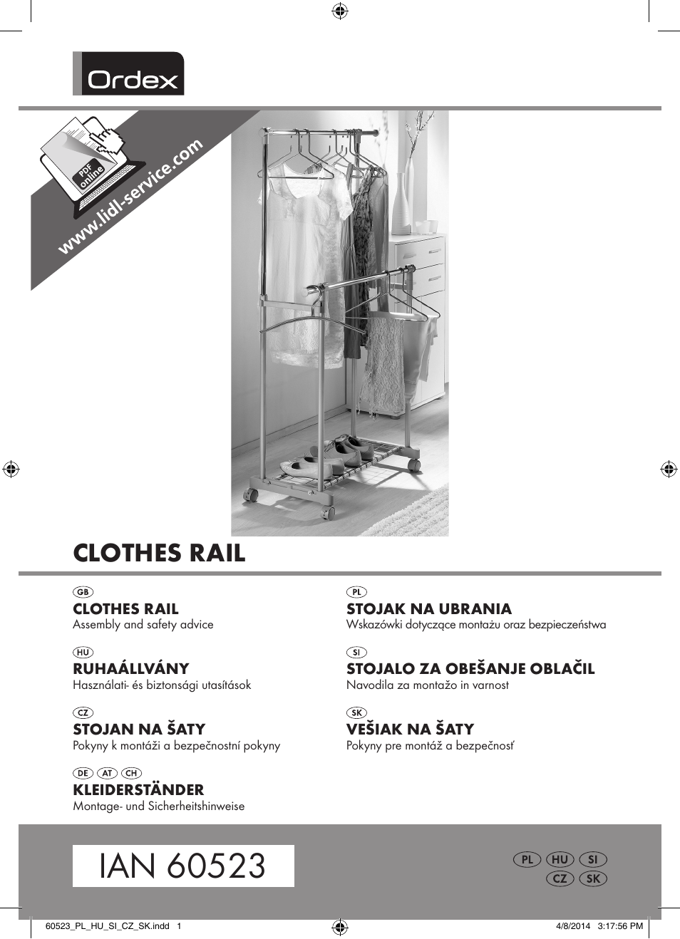 Ordex T13828 User Manual | 8 pages