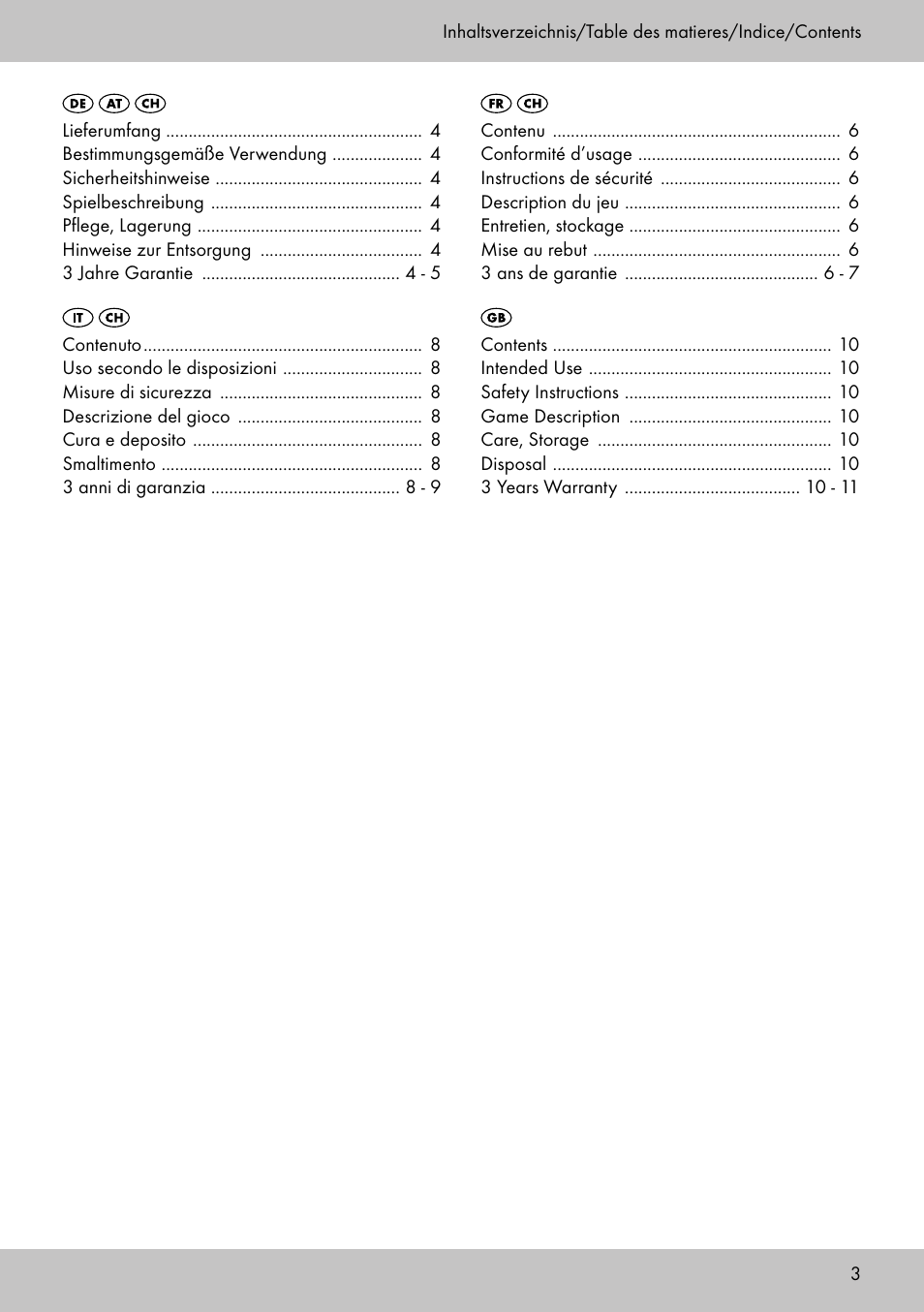 Playtive CROQUET SET User Manual | Page 3 / 12