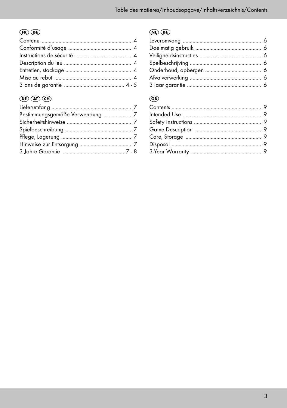 Playtive MINI GOLF SET User Manual | Page 3 / 12