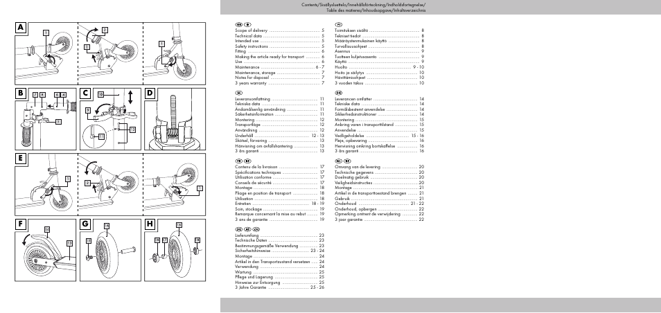 Playtive Scooter User Manual | Page 2 / 26