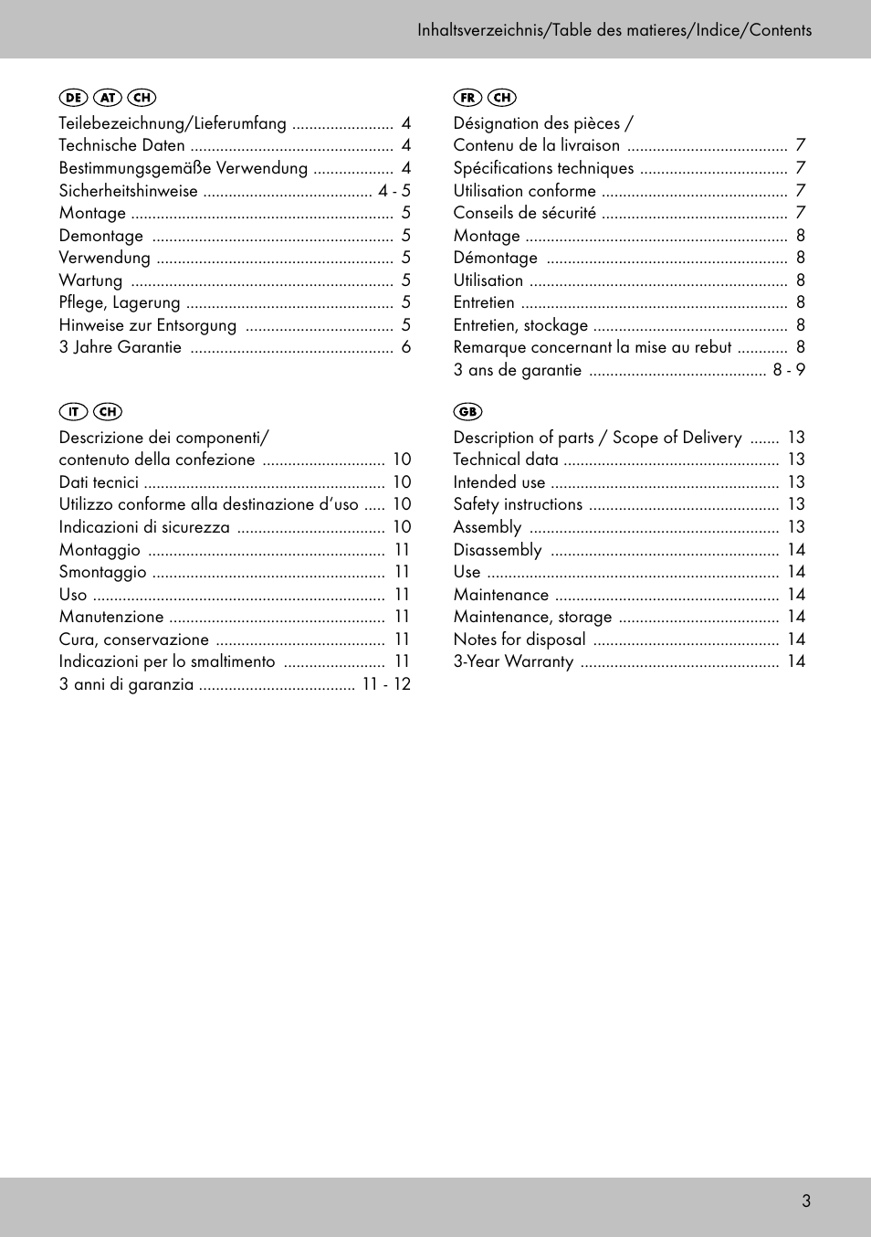 Playtive Tri Scooter User Manual | Page 3 / 16