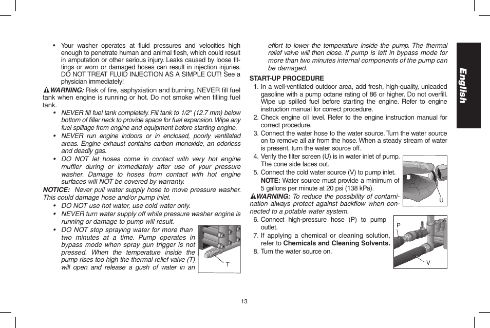 English | DeWalt 7103629 User Manual | Page 13 / 68