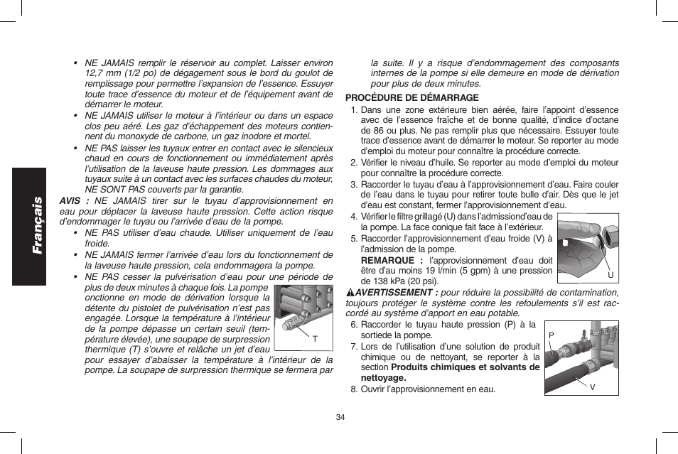Français | DeWalt 7103629 User Manual | Page 34 / 68