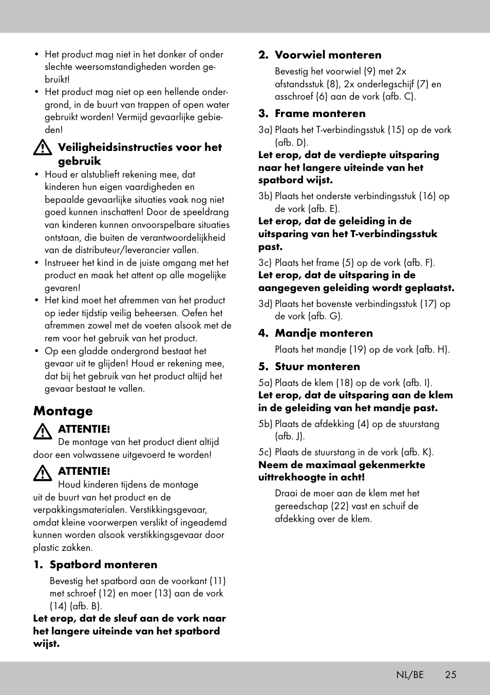 Montage | Playtive Training Balance Bike LR-1703 User Manual | Page 23 / 30