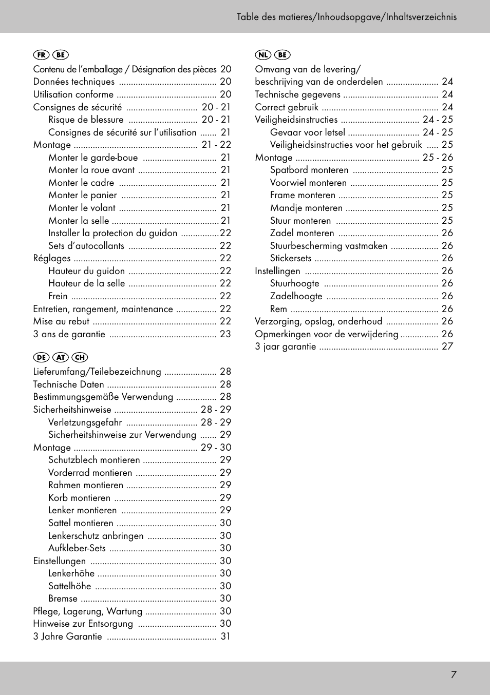 Playtive Training Balance Bike LR-1703 User Manual | Page 5 / 30