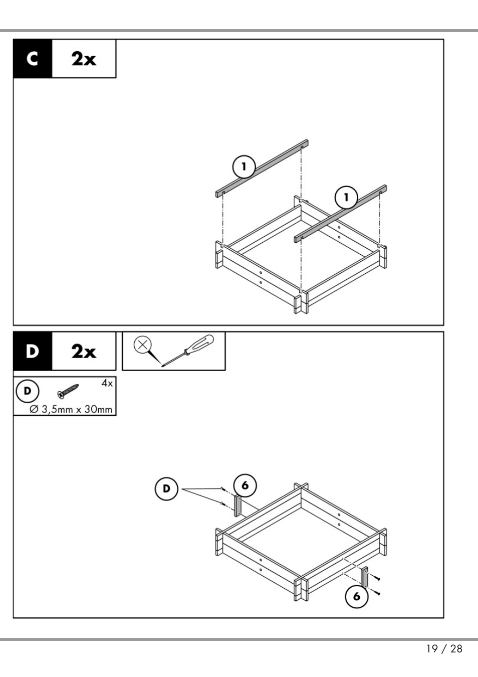 Playtive Sandpit User Manual | Page 19 / 28