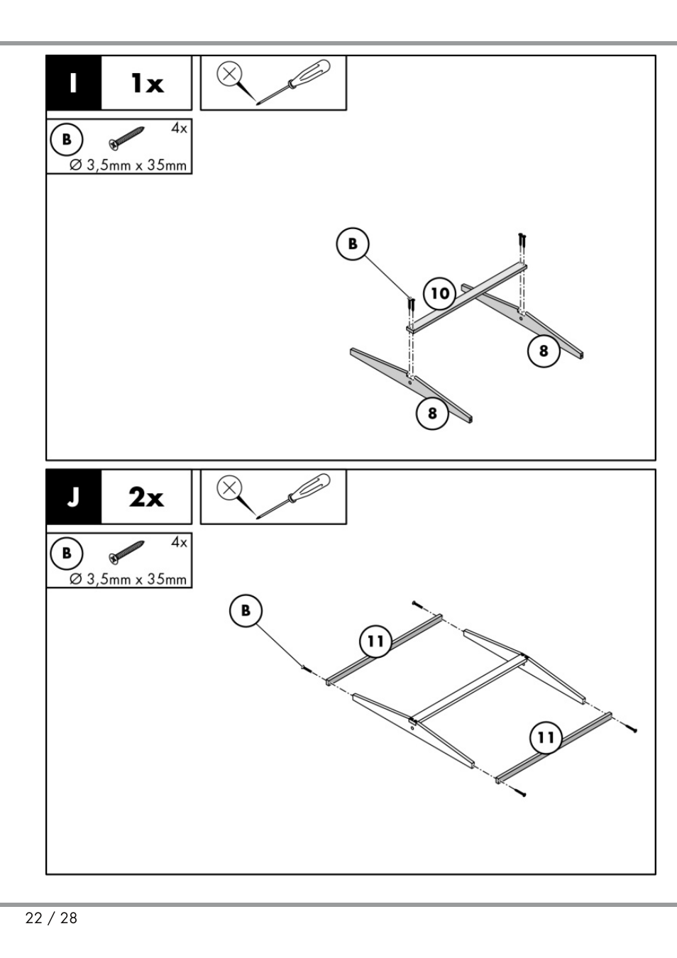 Playtive Sandpit User Manual | Page 22 / 28