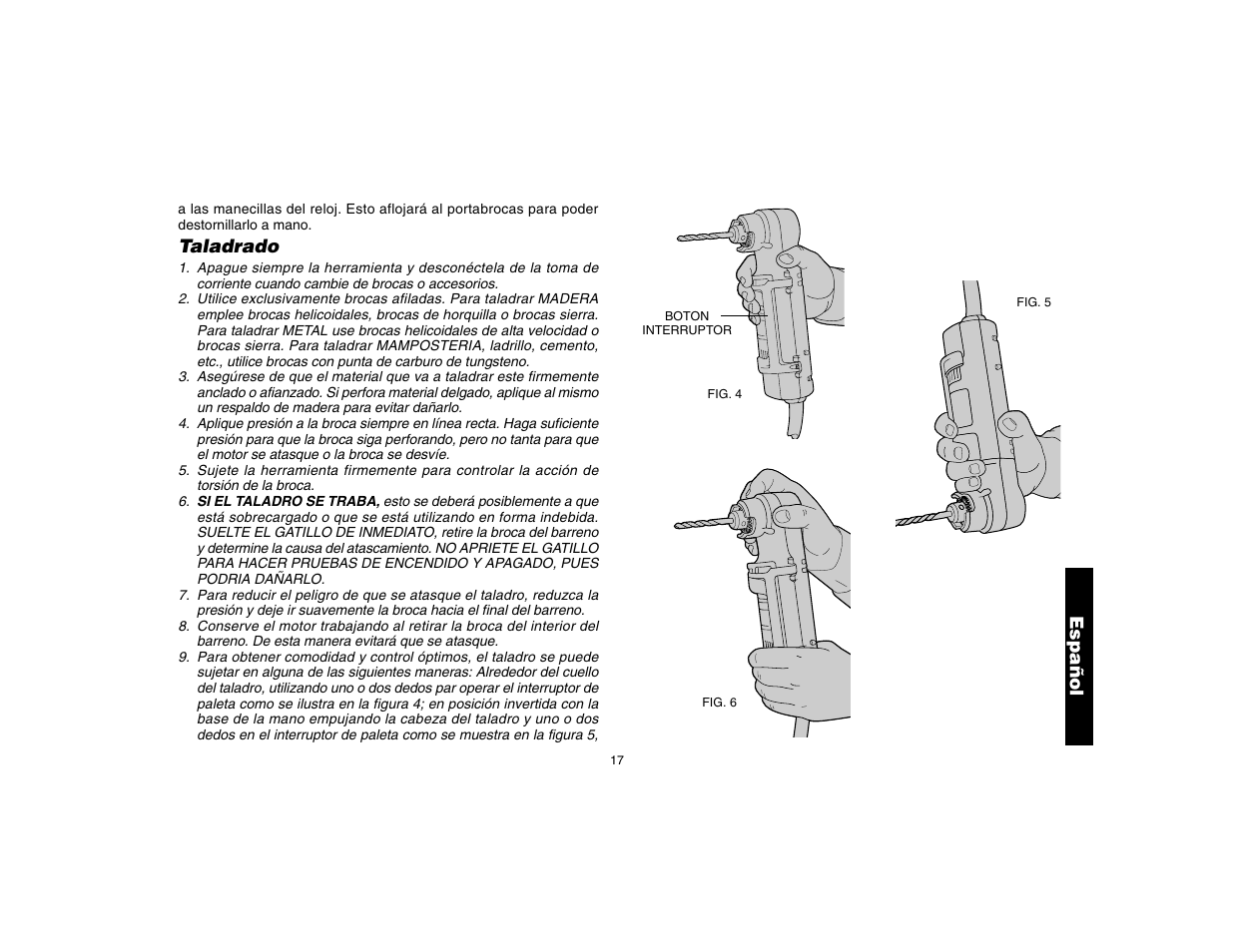 DeWalt DW160 User Manual | Page 19 / 24